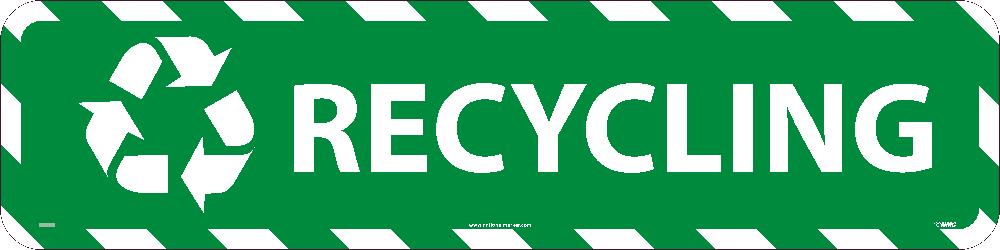 Floor Sign, Walk On, Non-Skid 6" X 24" - WFS49-eSafety Supplies, Inc
