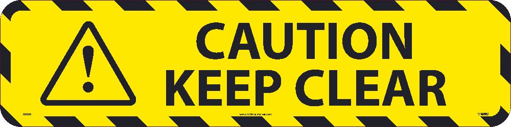 Floor Sign, Walk On, Non-Skid 6" X 24" - WFS50-eSafety Supplies, Inc