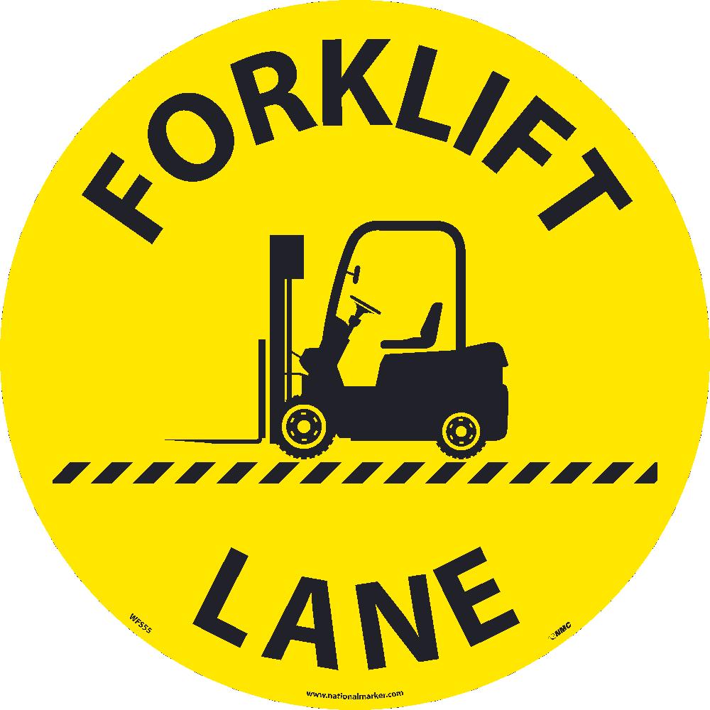 Floor Sign, Walk On, Non-Skid17" Dia - WFS55-eSafety Supplies, Inc