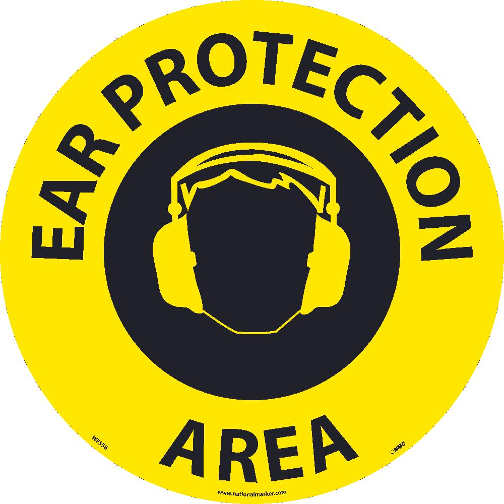 Floor Sign, Walk On, Non-Skid17" Dia - WFS58-eSafety Supplies, Inc