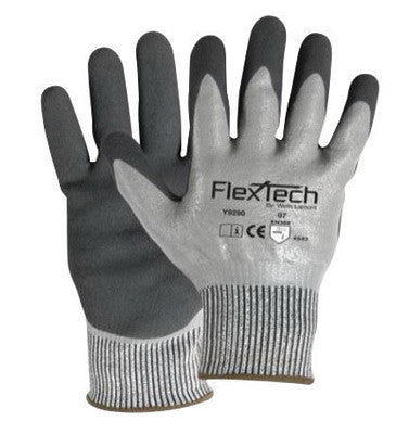 Wells Lamont X-Large Gray And Black FlexTech 13 gauge Light Weight HPPE Dipped Cut Resistant Gloves With Knitwrist And Thermal Lining-eSafety Supplies, Inc