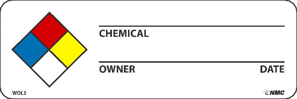 Hazard Warning Nfpa Write-On Warning Label - Roll-eSafety Supplies, Inc