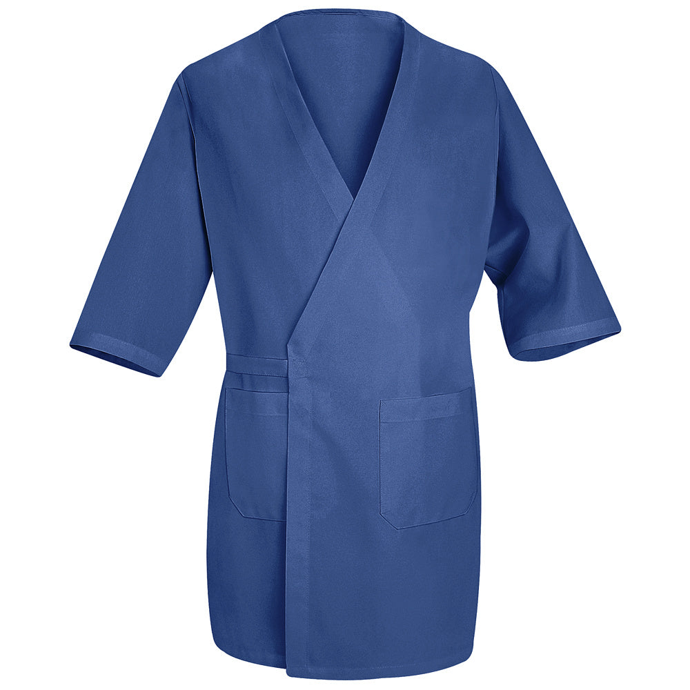 Red Kap Collarless Butcher Wrap WP10 - Royal Blue-eSafety Supplies, Inc