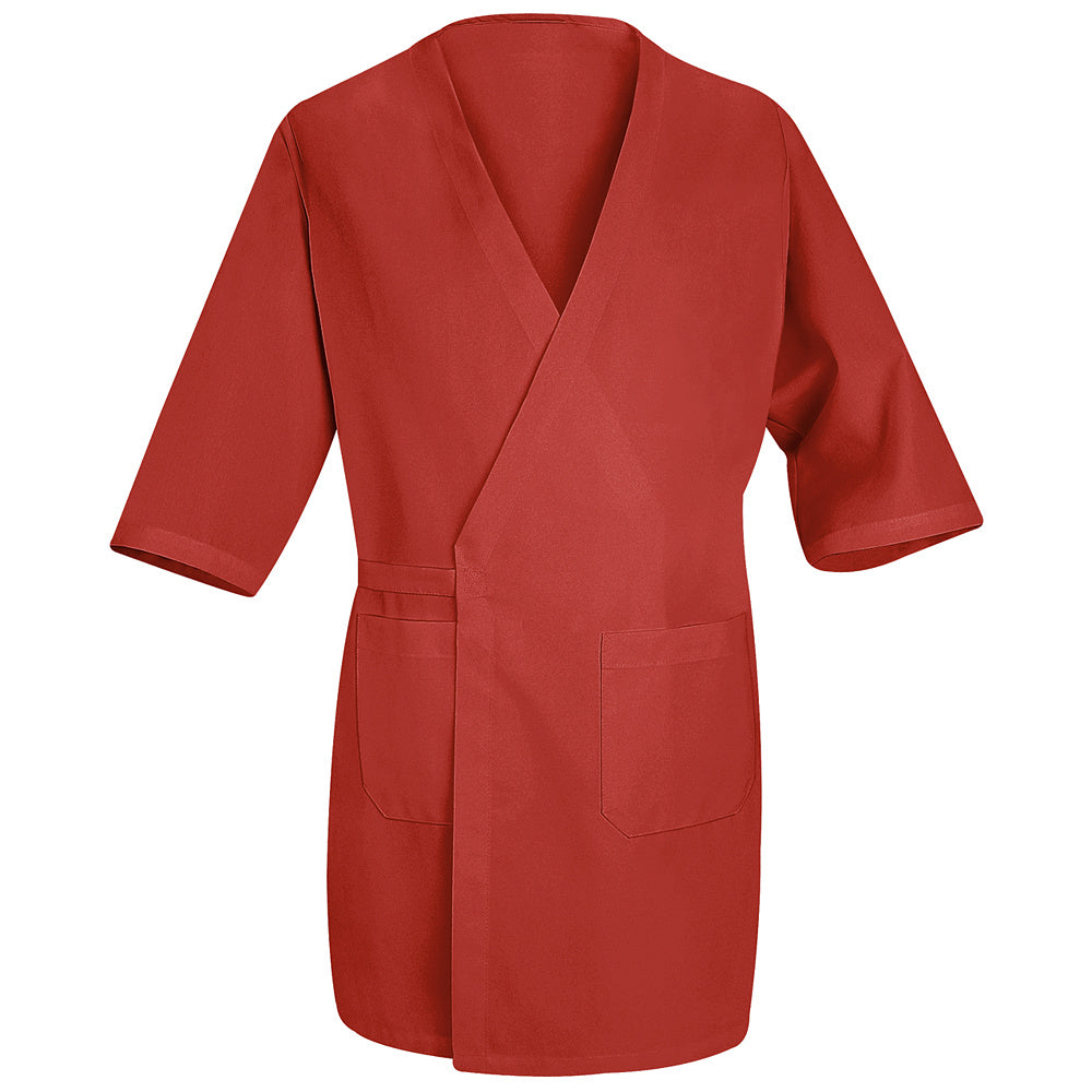 Red Kap Collarless Butcher Wrap WP10 - Red-eSafety Supplies, Inc