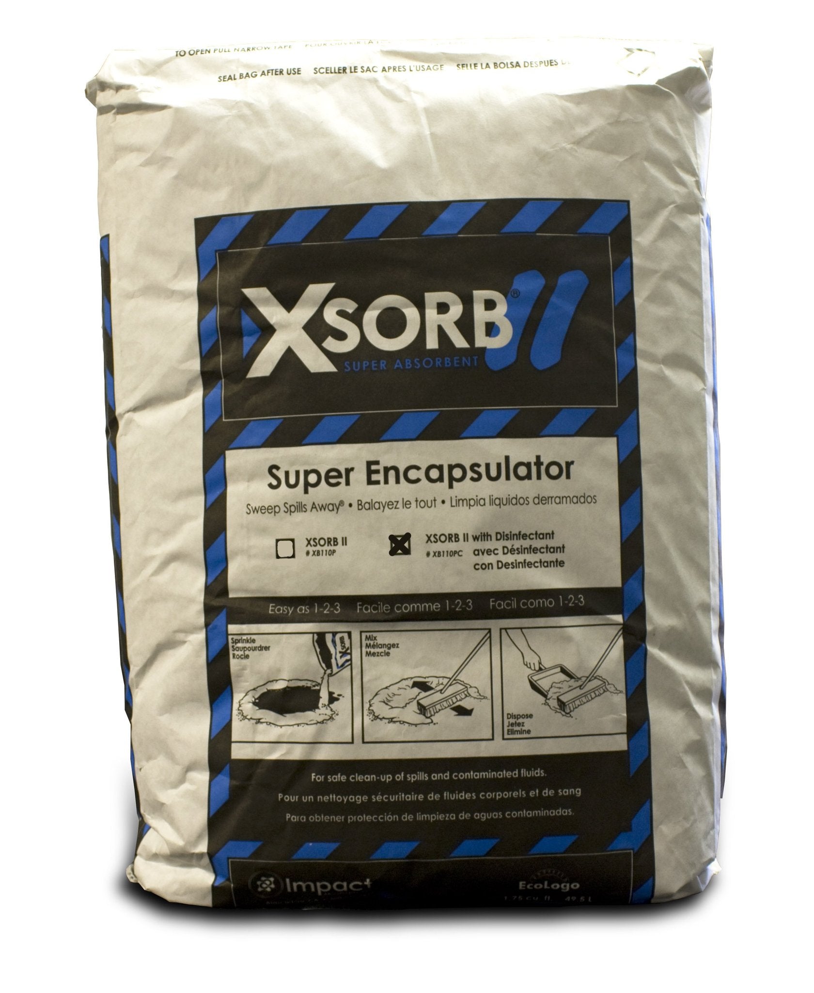 XSORB Plus Disinfecting Encapsulator Bag 1.75 cu. ft. - 1 BAG