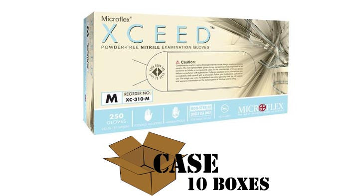 Microflex - Xceed - Nitrile Gloves - Case-eSafety Supplies, Inc