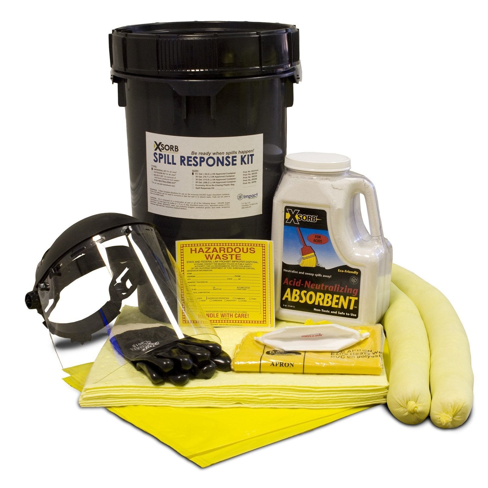 XSORB Acid Neutralizer 6.5 gal Spill Kit - 1 PAIL-eSafety Supplies, Inc