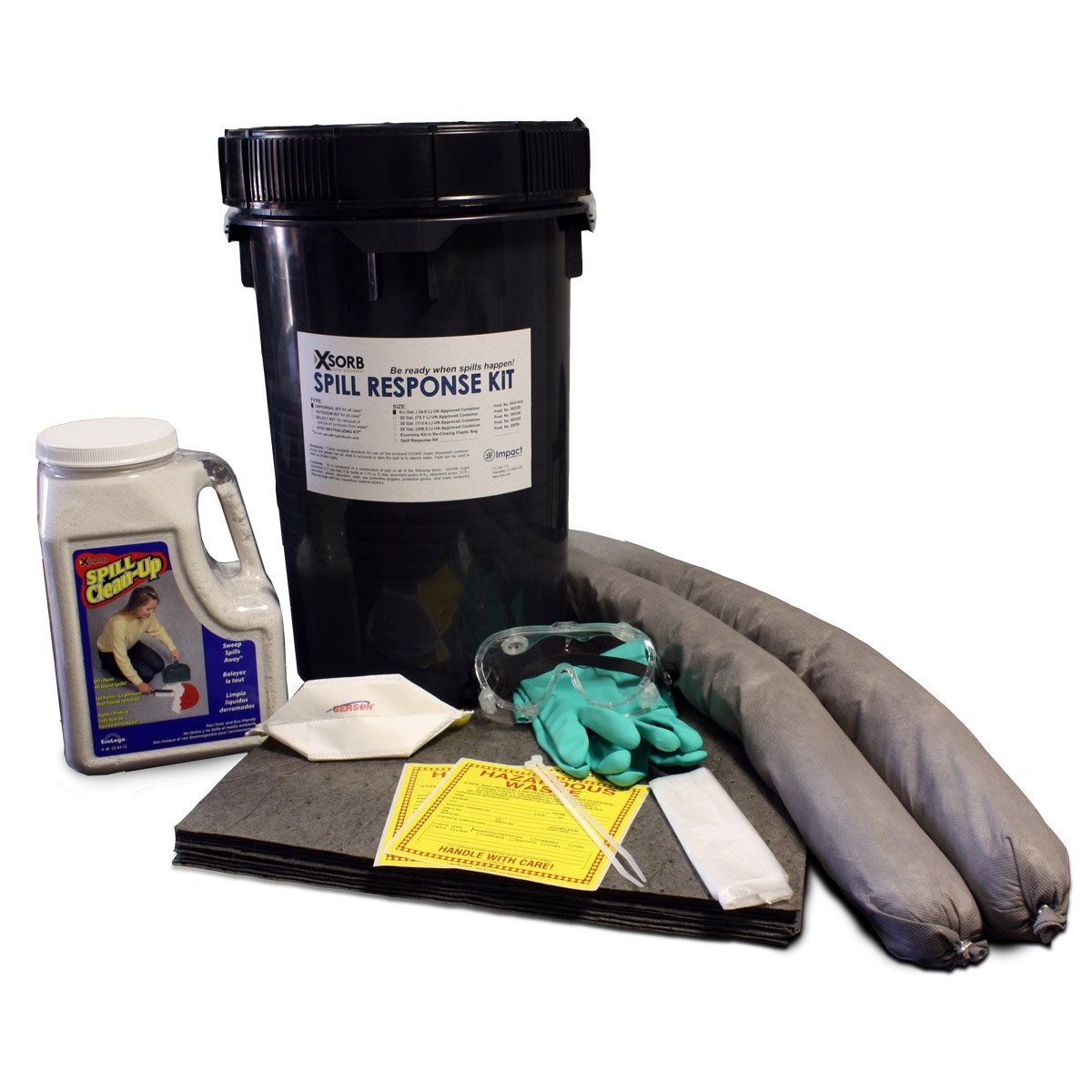 XSORB Universal 6.5 gal Spill Kit - 1 PAIL-eSafety Supplies, Inc
