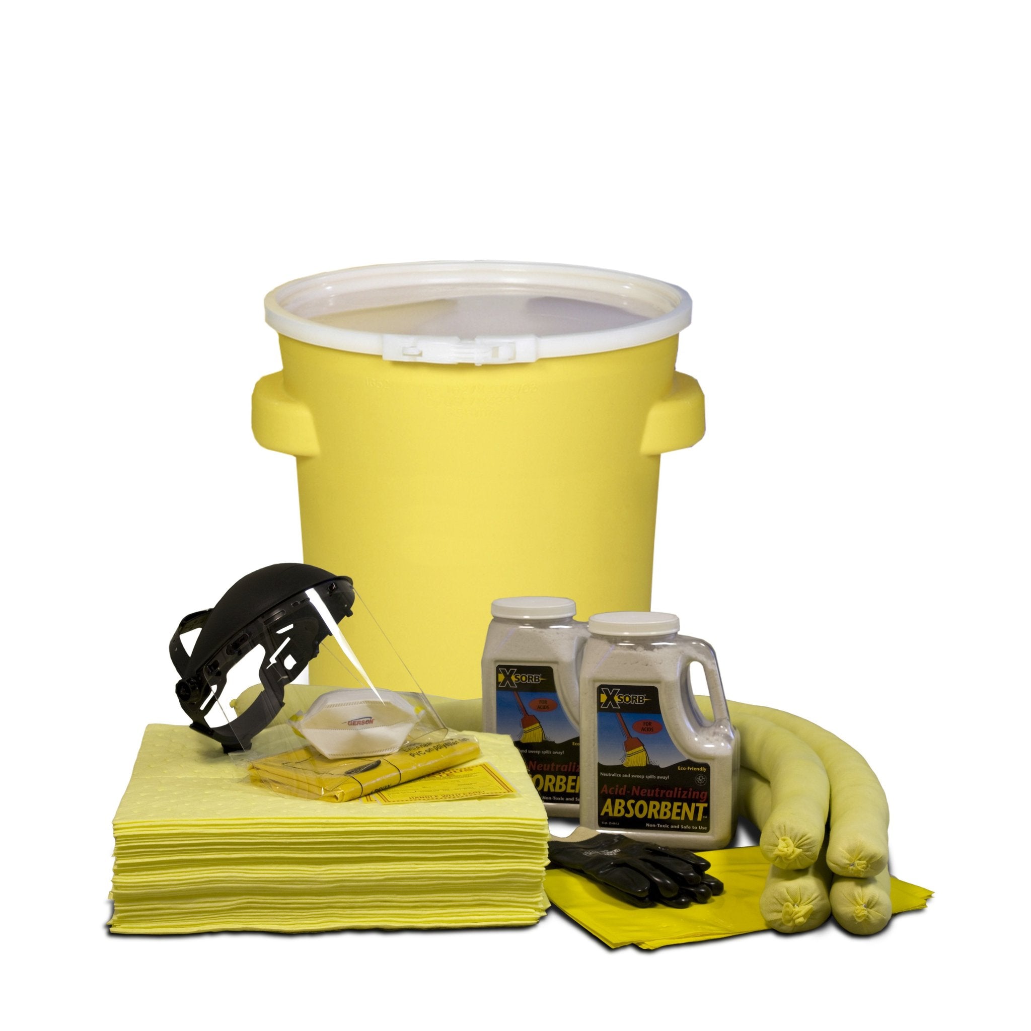 XSORB Acid Neutralizer 20 gal Spill Kit - 1 LABPACK-eSafety Supplies, Inc
