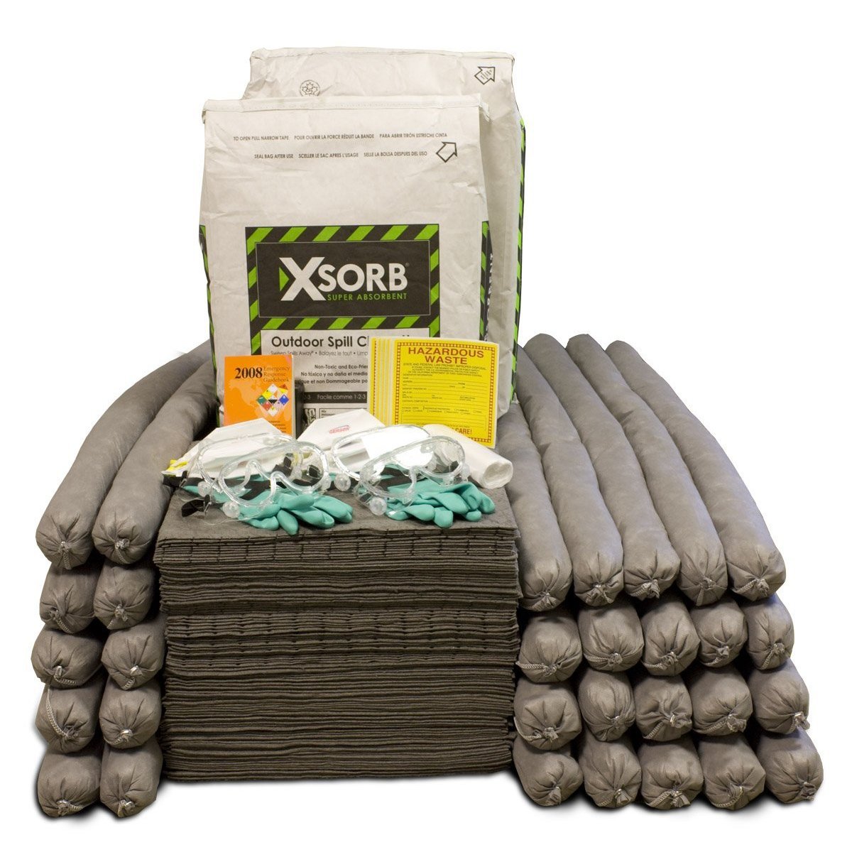 XSORB Outdoor All-Purpose with FiberLink 95 gal Spill Response Kit - 1 OVERPACK-eSafety Supplies, Inc