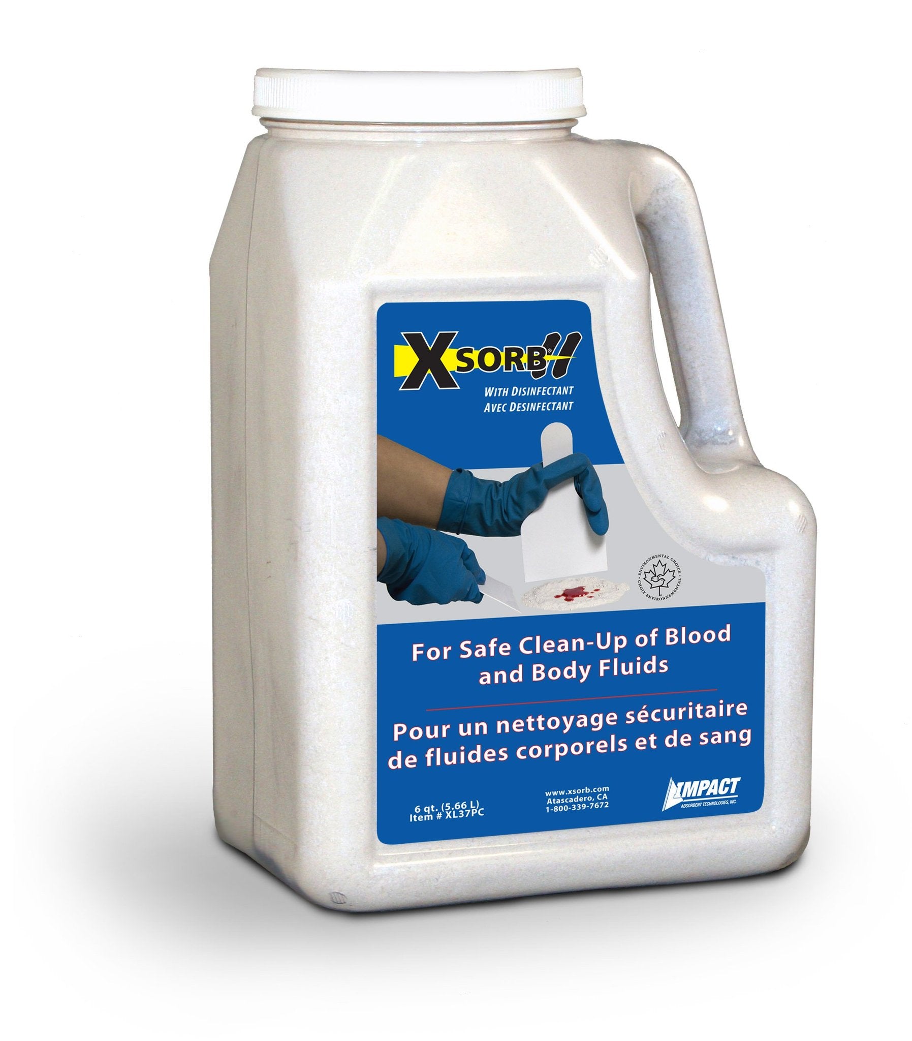 XSORB Plus Disinfecting Encapsulator Bottle 6 qt. - 2/CASE-eSafety Supplies, Inc