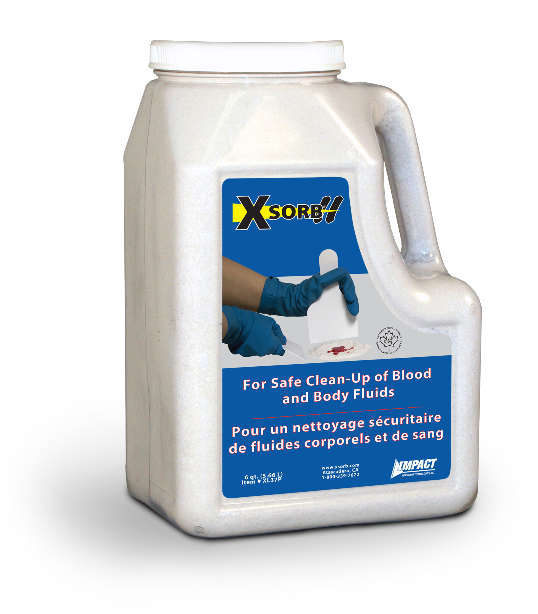 XSORB Plus Super Encapsulator Bottle 6 qt. - 2/CASE-eSafety Supplies, Inc