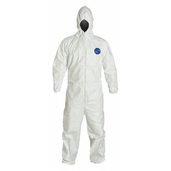 Dupont - Tyvek Disposable Elastic Coveralls with Hood-eSafety Supplies, Inc