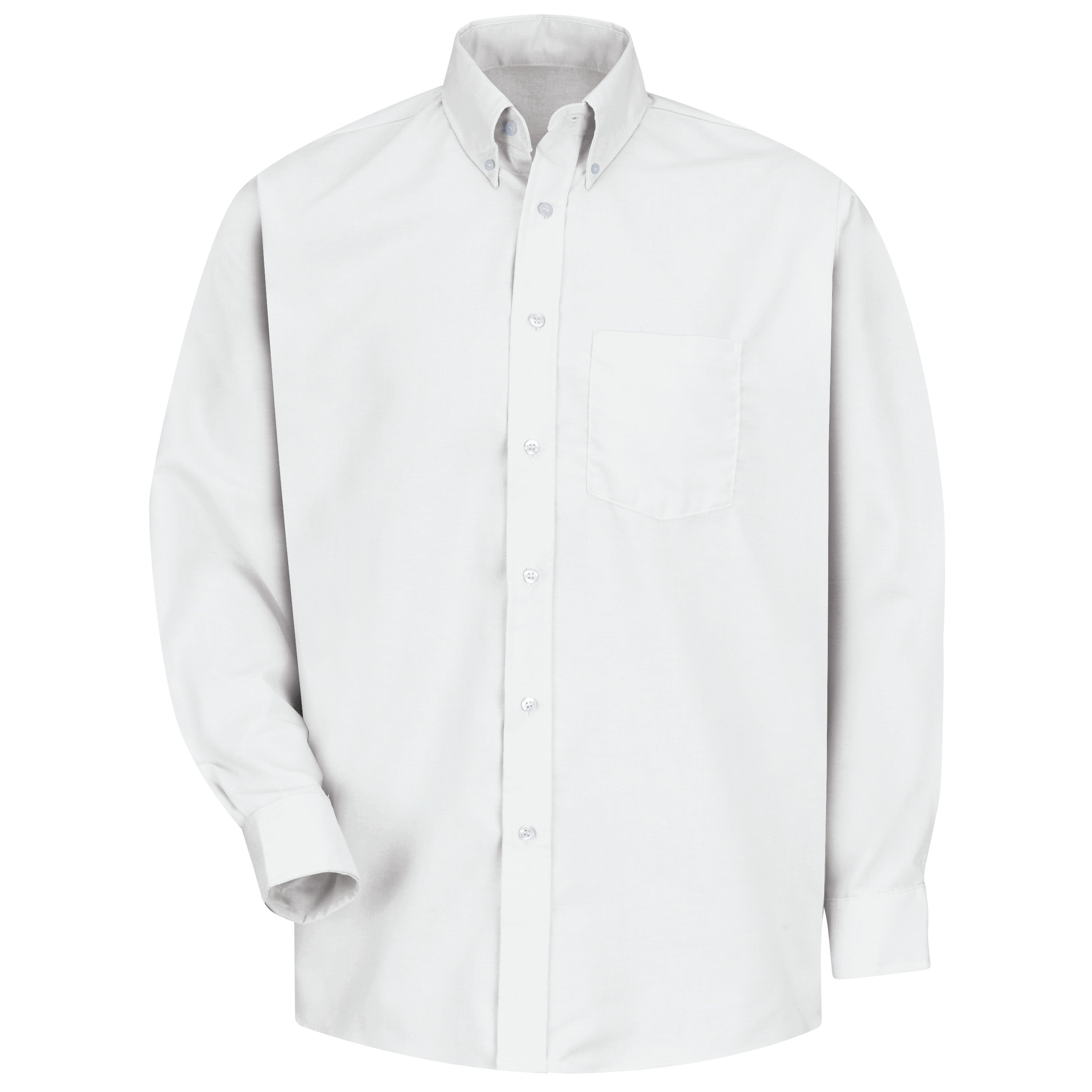 Men's Long Sleeve Easy Care Dress Shirt SS36 - White-eSafety Supplies, Inc