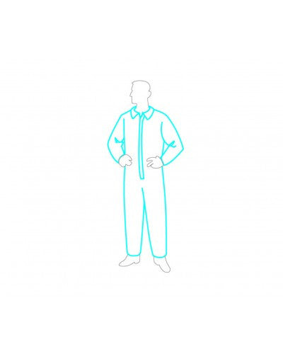 Liberty - Permagard Coverall - Open Wrists & Ankles - Case of 25-eSafety Supplies, Inc