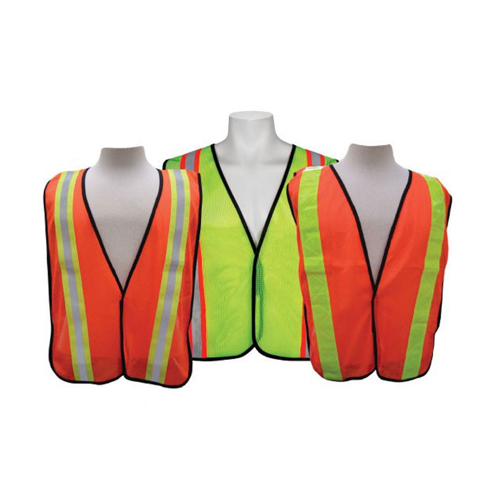 3A Safety All-Purpose Mesh Safety Vest 2" Vertical Stripe-eSafety Supplies, Inc