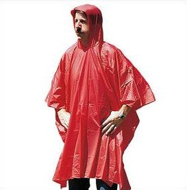 Vinyl Fashion Poncho-52IN X 80IN - Assorted-eSafety Supplies, Inc
