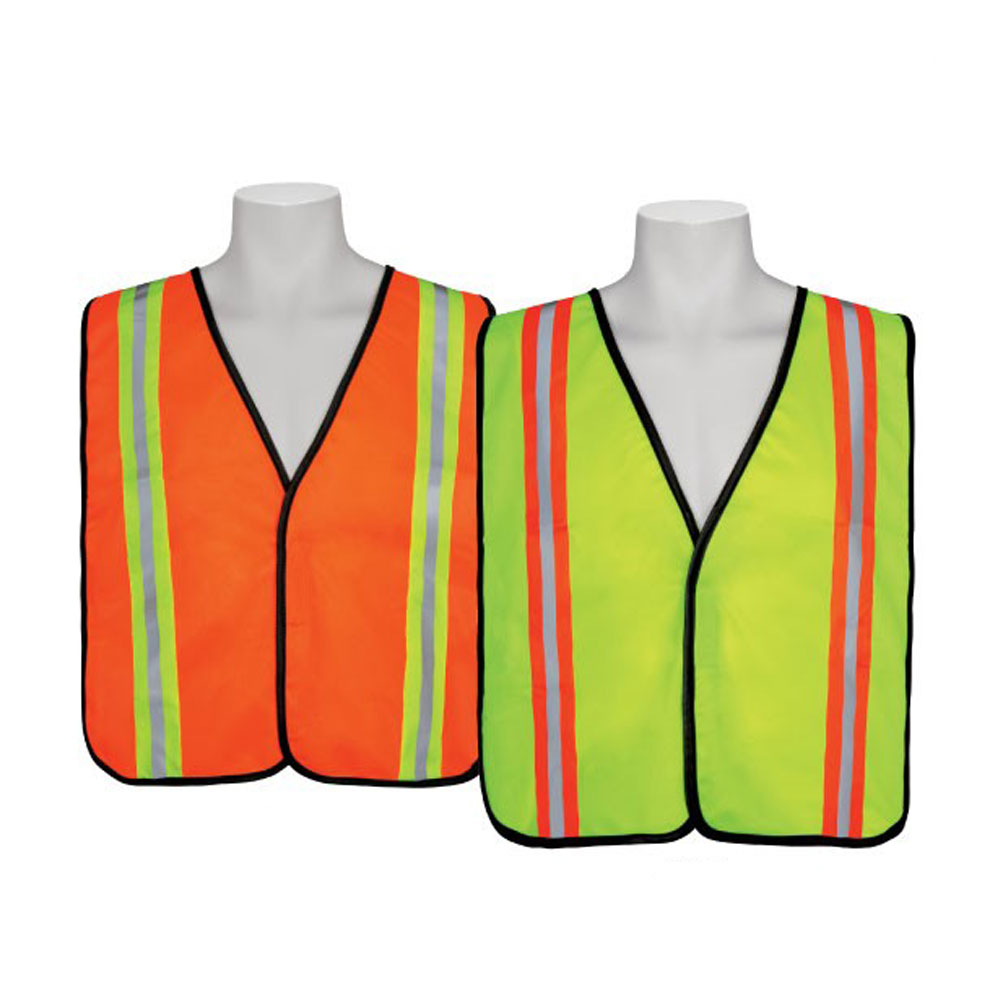 3A Safety All-Purpose Tight Mesh Safety Vest 2" Vertical Stripes