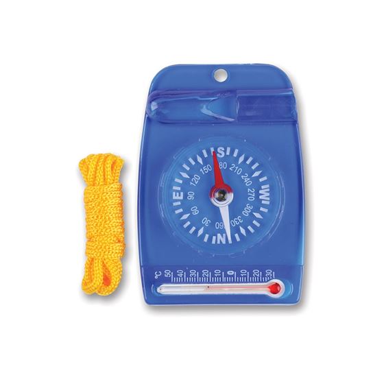 Multi Function Compass with Whistle & Thermometer-eSafety Supplies, Inc