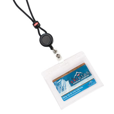 Retractable ID Lanyard - Black-eSafety Supplies, Inc