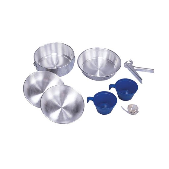 Mess Kit - 2 Man Aluminum - Polished-eSafety Supplies, Inc