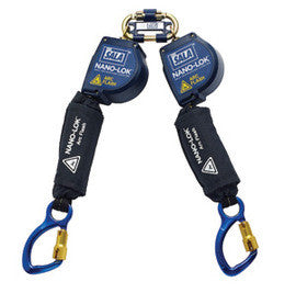 DBI-SALA Nano-Lok Arc Flash Twin-Leg Quick Connect With Self Retracting Lifeline-eSafety Supplies, Inc