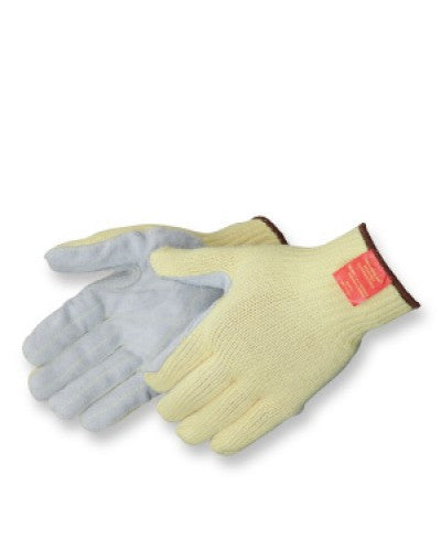 100% Kevlar knit sewn with leather palm Gloves-eSafety Supplies, Inc