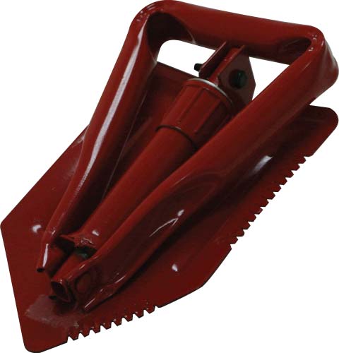 Red Foldable Shovel-eSafety Supplies, Inc