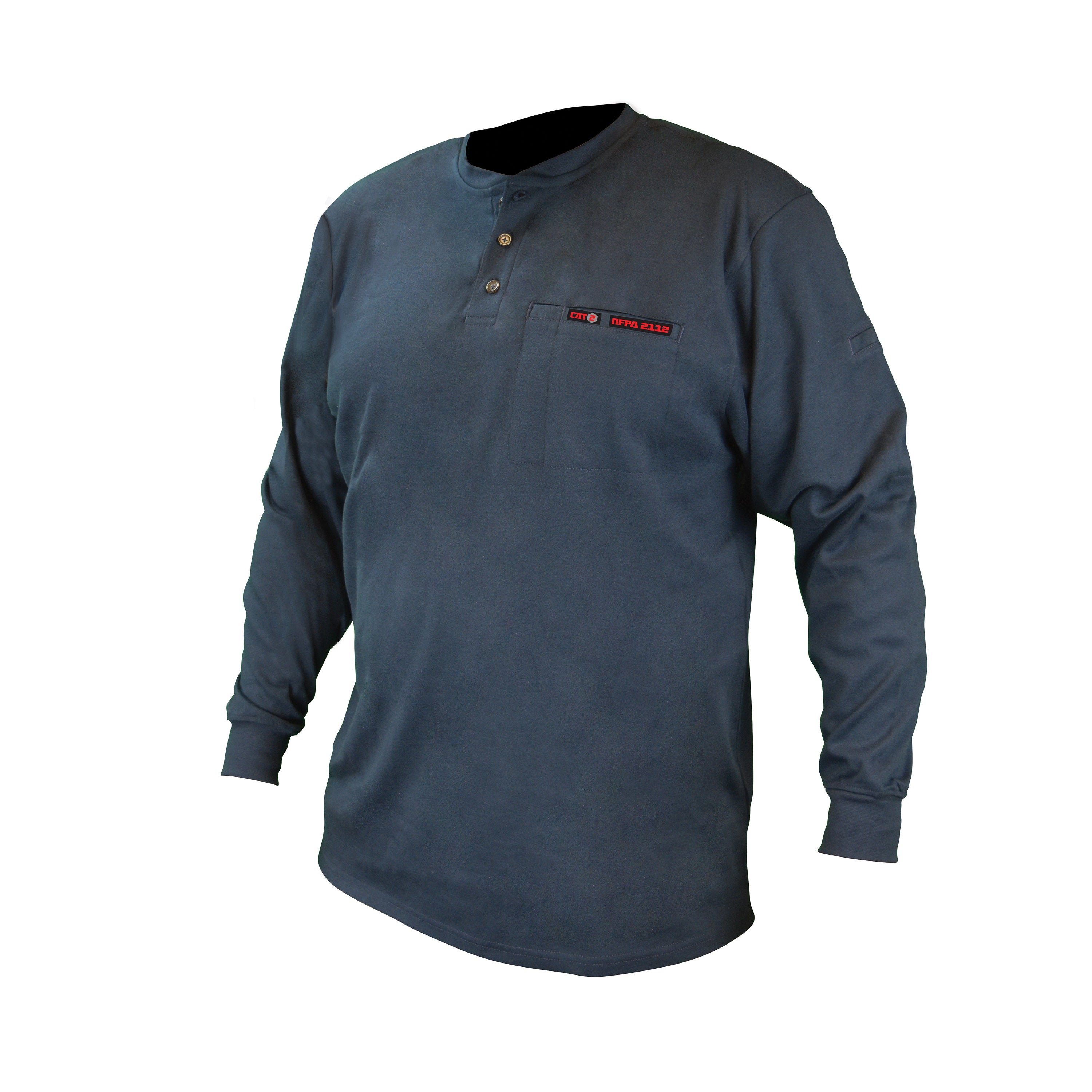 Radians FRS-002 VolCore™ Long Sleeve Cotton Henley FR Shirt-eSafety Supplies, Inc