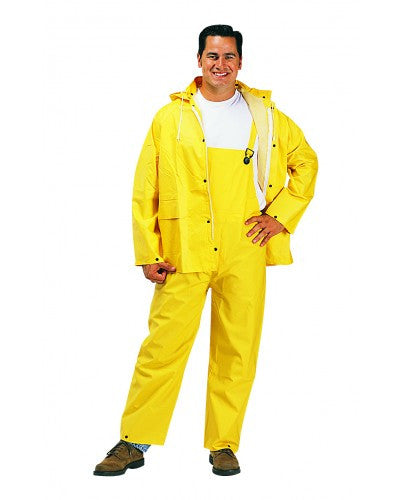 Liberty - Durawear 2 Layer Pvc/Polyester 3-Piece Yellow Rainsuit-eSafety Supplies, Inc