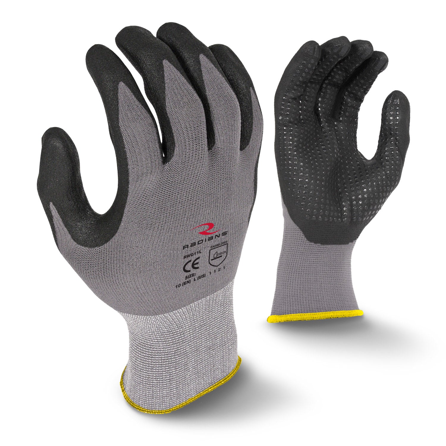 Radians RWG11 Microdot Foam Nitrile Gripper Glove-eSafety Supplies, Inc
