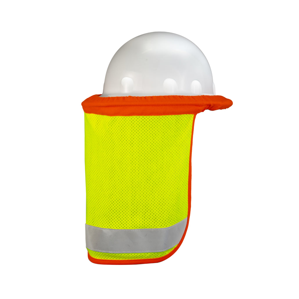 Fr Full Brim Hard Hat Non-ansi Compliant Lime Sun Shield-eSafety Supplies, Inc