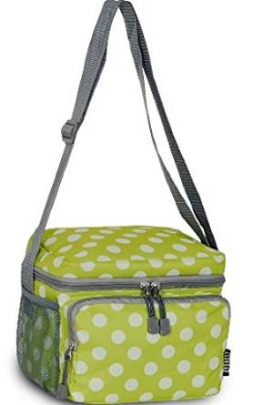 Everest Cooler Lunch Bag - Green Dots-eSafety Supplies, Inc