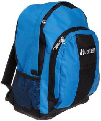 Everest Luggage Backpack with Front and Side Pockets - Royal Blue/black-eSafety Supplies, Inc