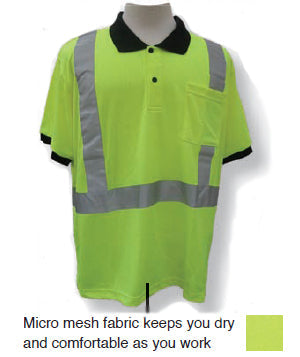 Lime Polo Shirt-eSafety Supplies, Inc