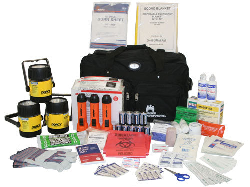 Office Emergency Supply Kit w/ Rolling Bag-eSafety Supplies, Inc