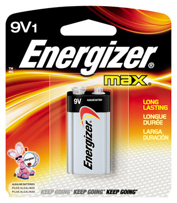 Energizer MAX 9 Volt Alkaline Battery (1 Per Card)-eSafety Supplies, Inc