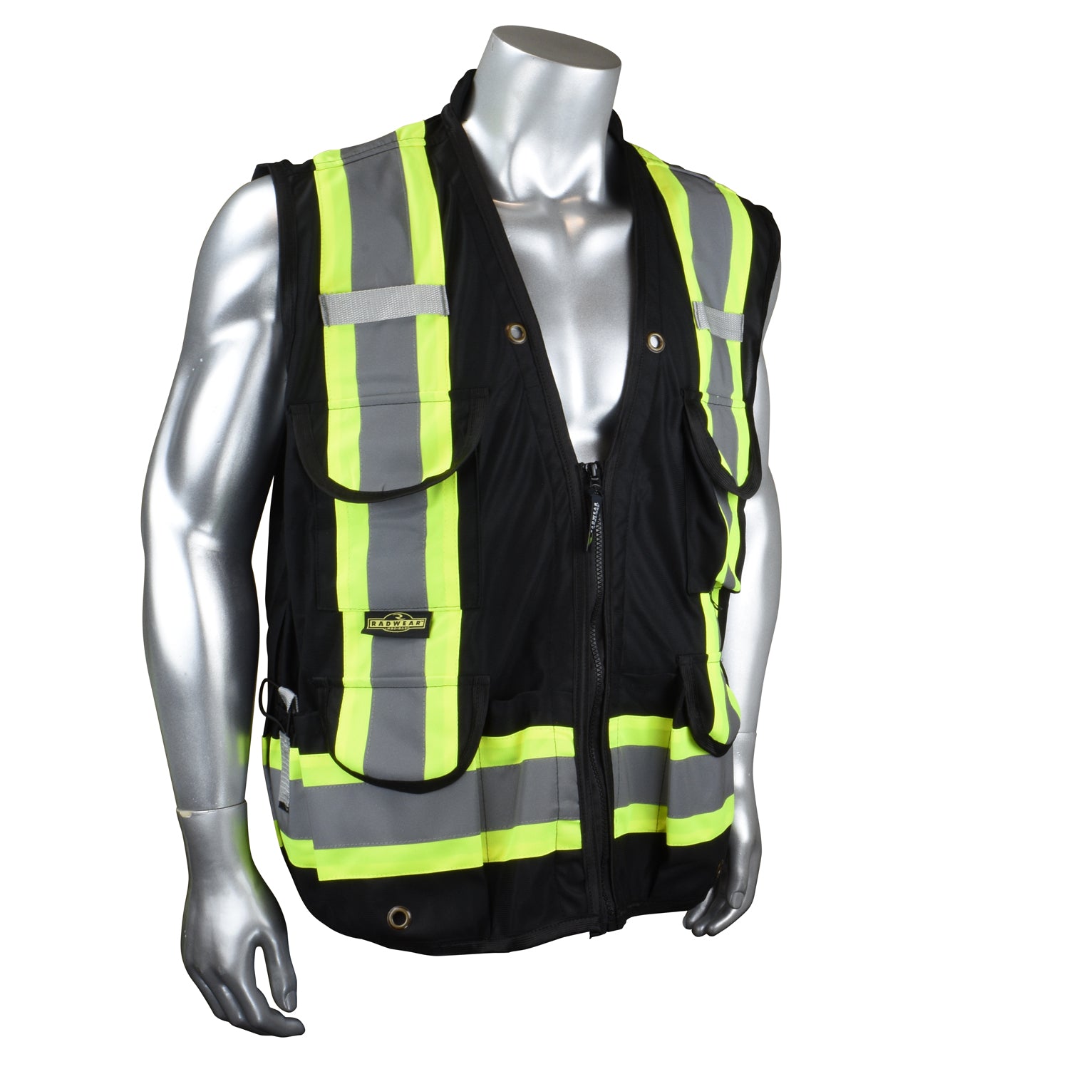 Radians SV030X-1 Heavy Duty 10-Pocket Cruiser Vest with Back Pouch X-Back-eSafety Supplies, Inc