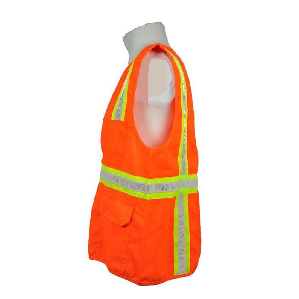 3A Safety - Multi-Pocket Surveyor's Safety Vest - Solid Front/Back-eSafety Supplies, Inc
