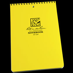 POCKET TOP SPIRAL 6x9 Yellow-eSafety Supplies, Inc
