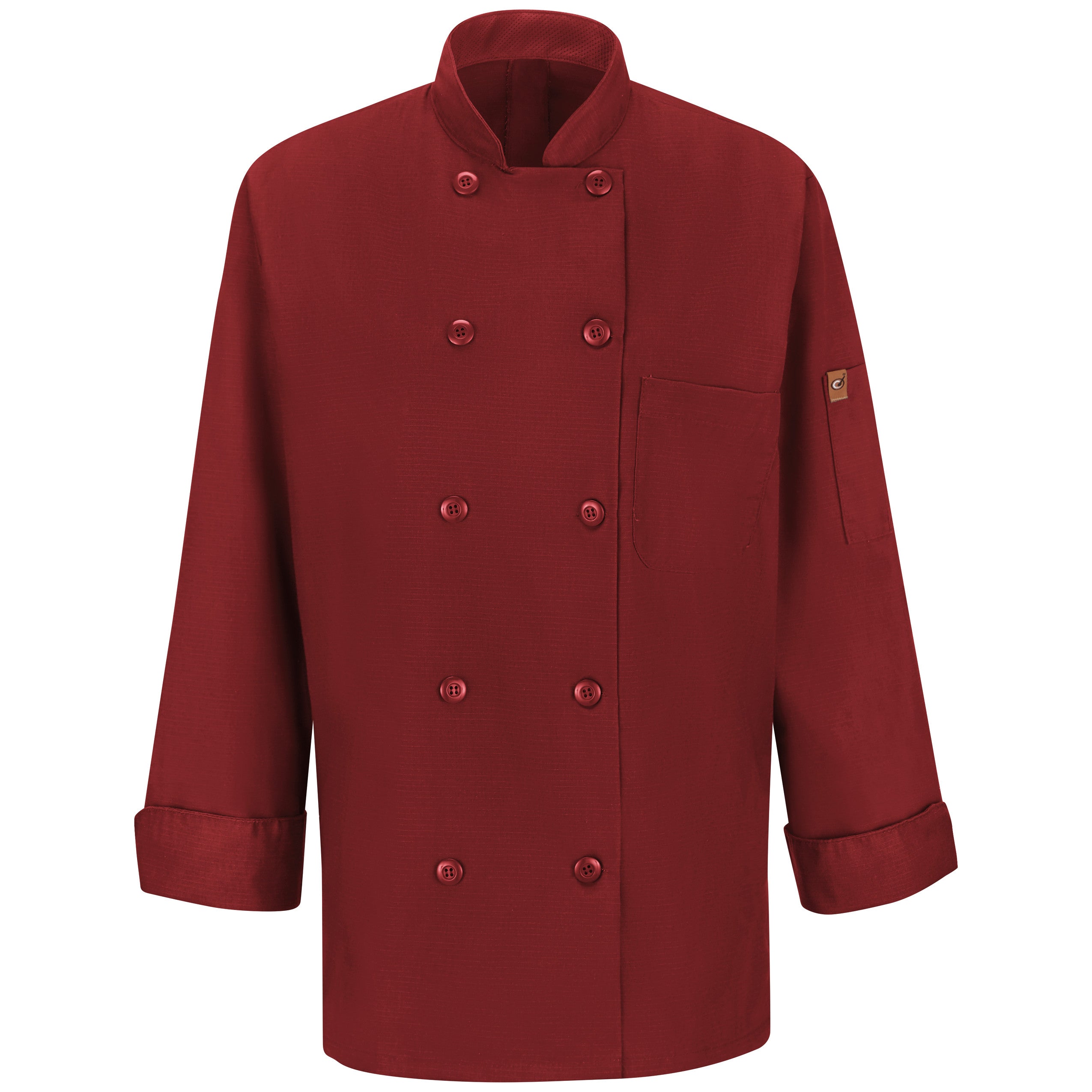 Women's Chef Coat with OilBlok + MIMIX 041X - Fireball Red-eSafety Supplies, Inc