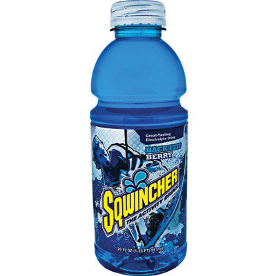 Sqwincher 20 Ounce Fruit Punch Flavor Ready To Drink Bottle Electrolyte Drink (24 Electrolyte Drink Bottles - Pack)-eSafety Supplies, Inc