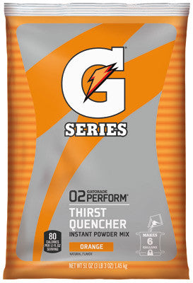 Gatorade 51 Ounce Instant Powder Pouch - Yields 6 Gallons (14 Packets) SOLD BY CASE-eSafety Supplies, Inc