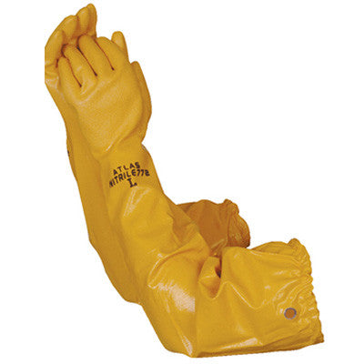 Atlas 772 26" Chemical Resistant Double dipped Nitrile Glove (Dozen Pair)-eSafety Supplies, Inc