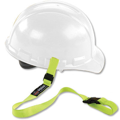 Ergodyne Lime Green Squids 3150 Hard Hat Lanyard With Plastic Buckle (6 Pairs)-eSafety Supplies, Inc