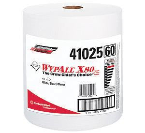 Kimberly-Clark 12 1/2" X 13.4" White WYPALL SHOPPRO Jumbo Roll Shop Towels (475 Per Roll)-eSafety Supplies, Inc
