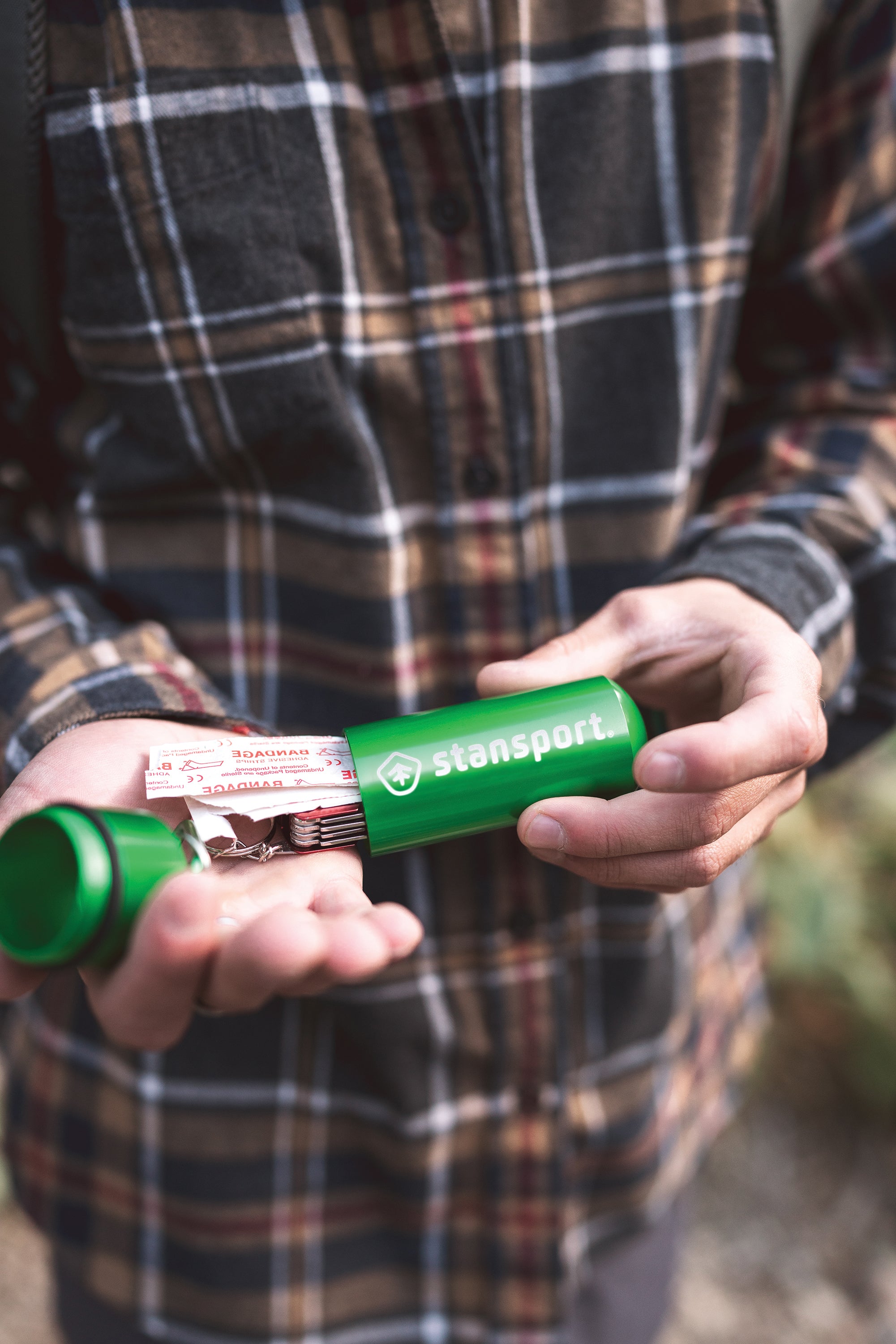 Aluminum Container Capsule-Xl-Blue, Green And Silver Asst-eSafety Supplies, Inc