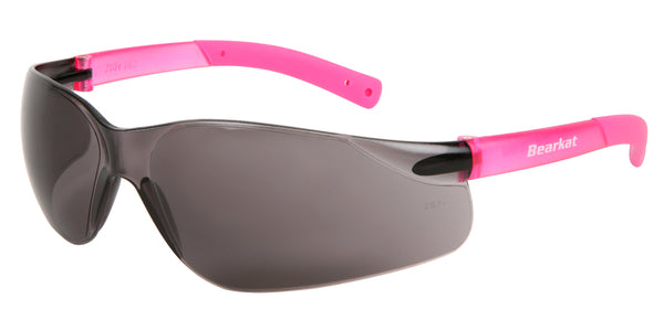 MCR Safety BearKat BK2 Pink Temples, Gray Lens-eSafety Supplies, Inc