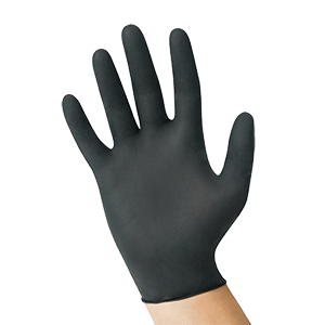 Shamrock 68000 Series Powder Free Industrial Latex Gloves – Textured – Black-eSafety Supplies, Inc