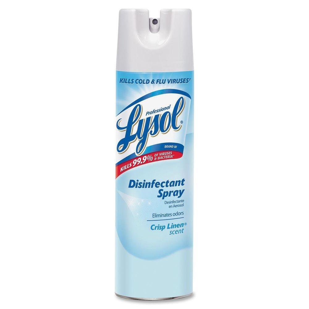 Lysol® Disinfectant Spray - Crisp Linen Scent - 19.0oz (1 Can)-eSafety Supplies, Inc